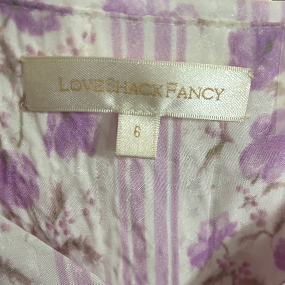 LoveShackFancy Pink and Purple High Low Dress - Picture 3 of 3